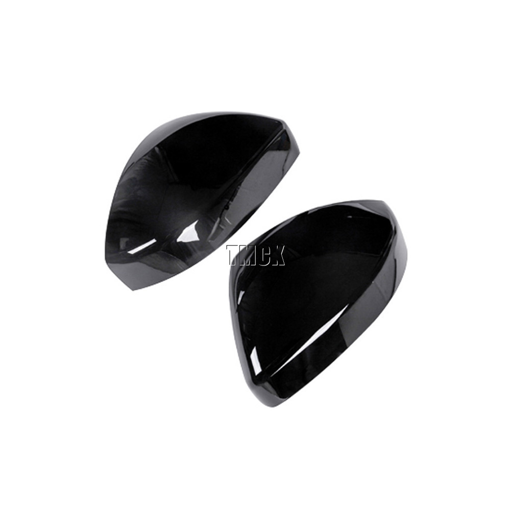 For Land Rover Range Rover Velar Evoque Discovery Sport Gloss Black Car Rearview Mirror Cover Caps Trim For Jaguar F-Pace E-Pace