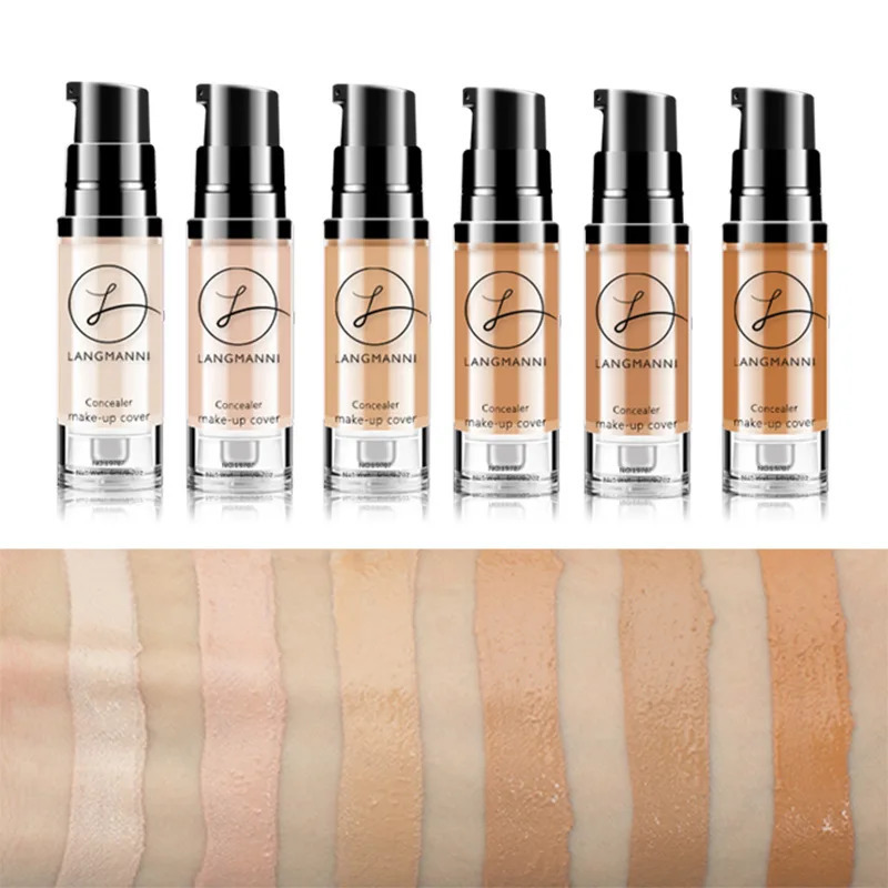 6ml Concealer Makeup 6 Colors Full Cover Face Corrector Cream Waterproof Natural Make Up For Eye Dark Circles Cosmetic 240621