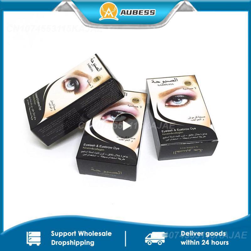 15-Minute Fast Tint Easy Dye Professional Series Eyelash Eyebrow Dye Tint Gel Eyelash Brown Black Color Tint Cream Kit