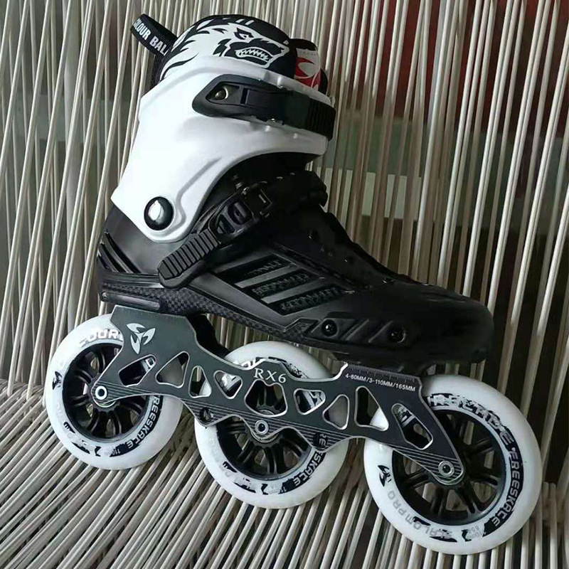 2023 Adult Inline Skates 3 Wheels Outdoor Speed Skating Shoes Sneaker Roller Skate Aluminum Alloy Trucks Advancer Beginner Men