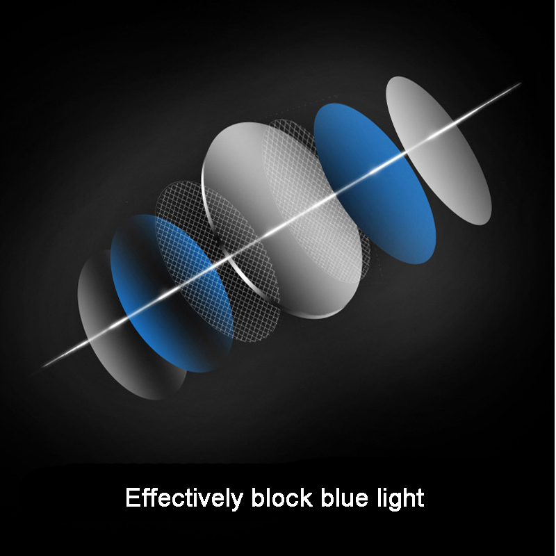 iboode Progressive Multifocus Computer Reading Glasses Blue Light Blocking Spring Hinge Multifocal Reader Eyeglass For Women Men