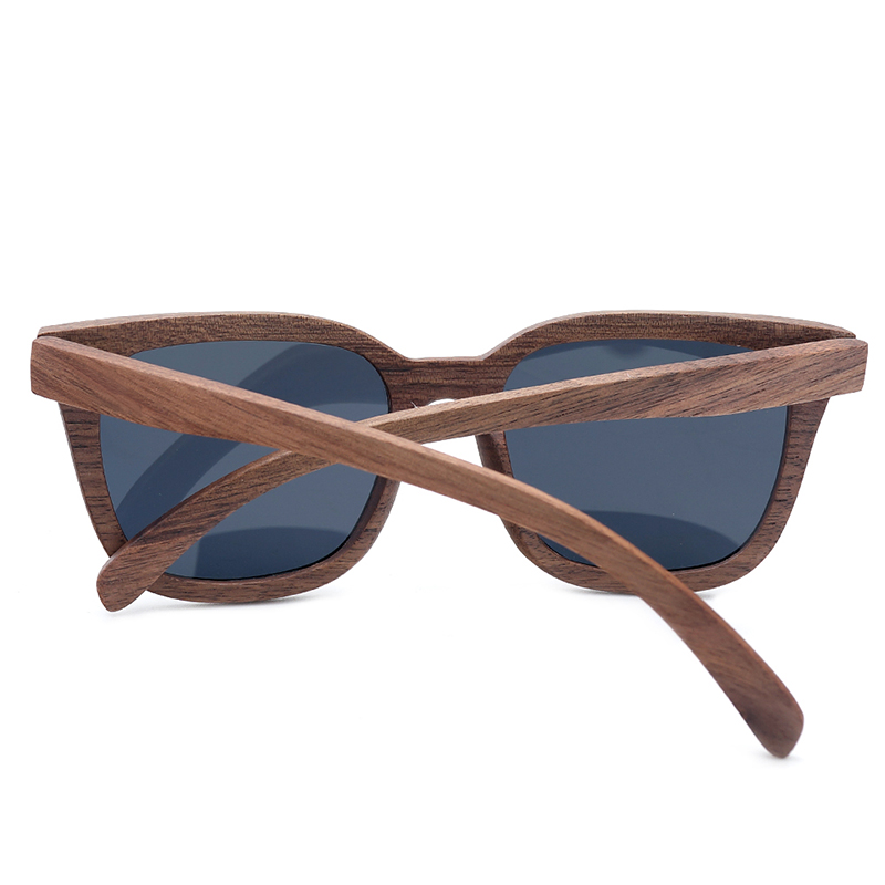 BOBO BIRD Brand New Sunglasses Men Black Walnut Wood Oversized Sunglasses Women Sun glasses With Wood Box oculos C-AG010a