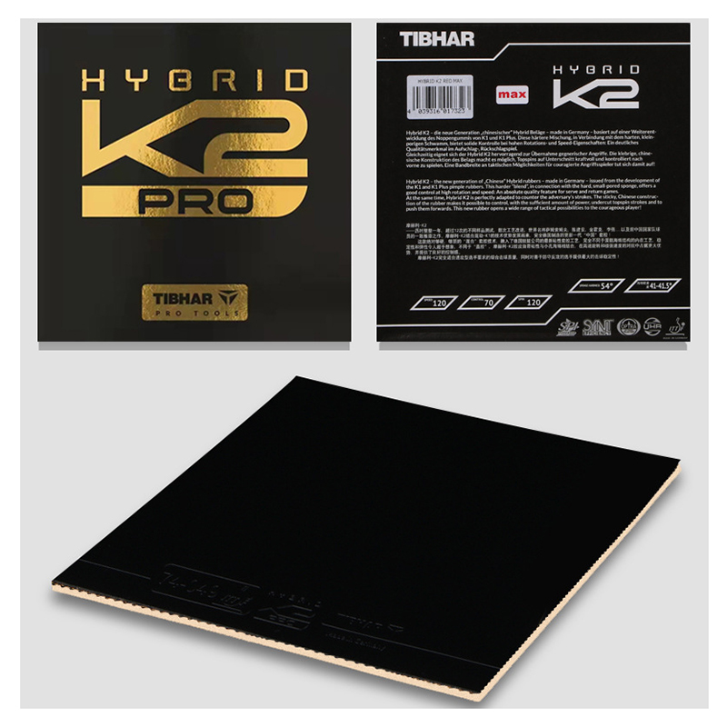 Original Tibhar Hybrid K1 Pro Plus K2 Pro K3 Table Tennis Rubber Sticky Ping Pong Rubber with Internal Energy Sponge