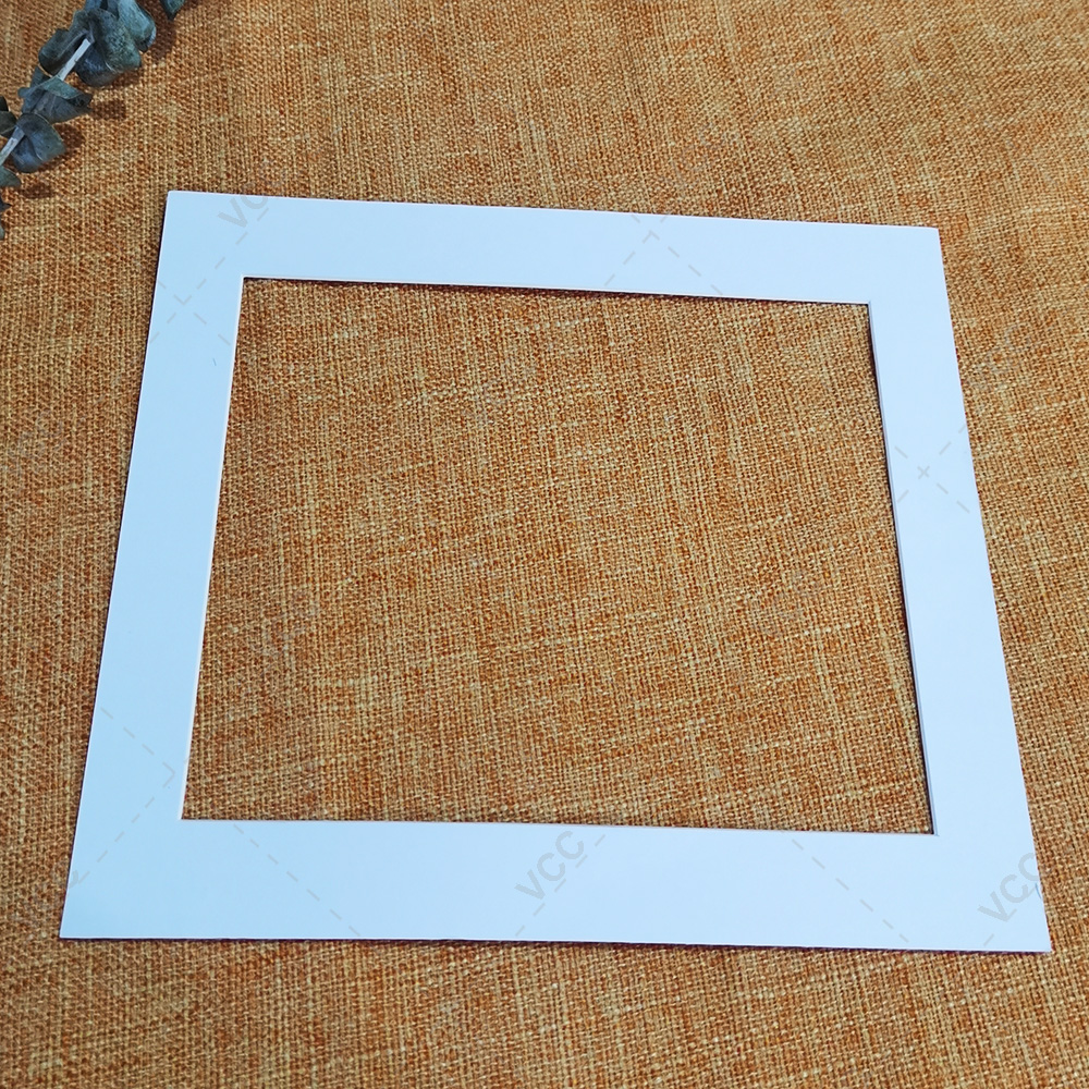 15Pcs Square White Mats Mounts For 6/7/8/10/16 inch A4 A3 Picture Frames Decor Mat Paper Photo Frame H260306