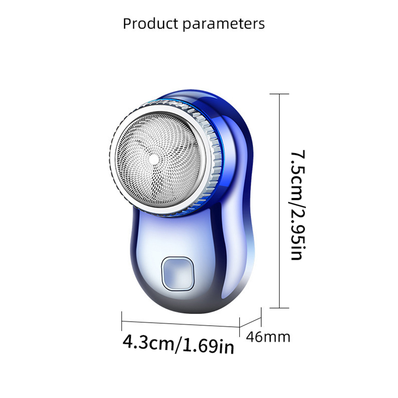 Portable Mini Electric Beard Shaving Machine USB Rechargeable For Men Wet Dry Face Beard Shaver Knife Low Noise Accessories