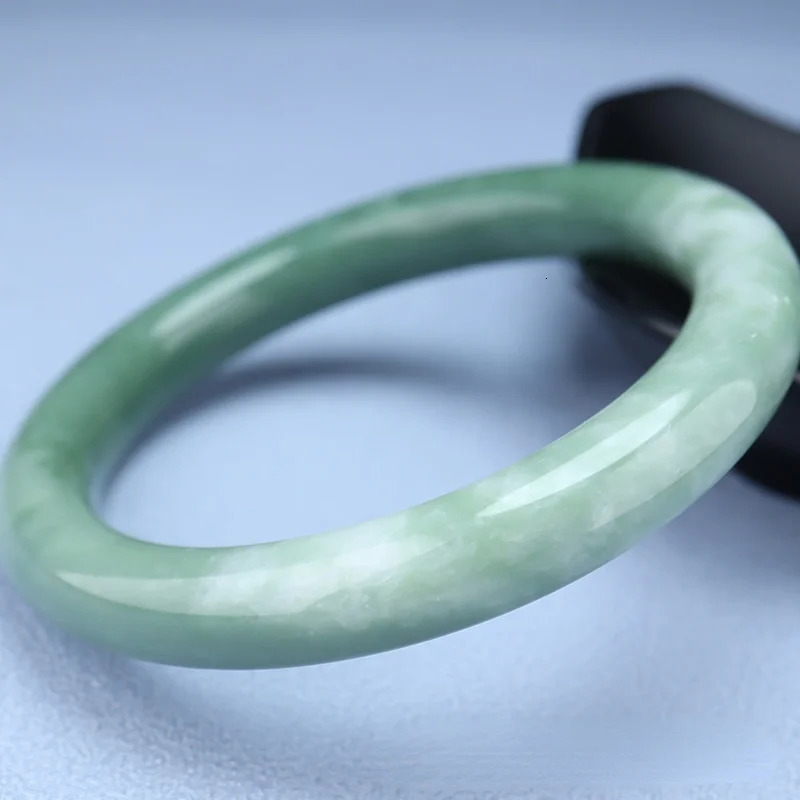 Genuine Natural Green Jade Bangle Bracelet Chinese Carved Fashion Charm Jewelry Accessories Amulet for Men Women Lucky Gifts 240624