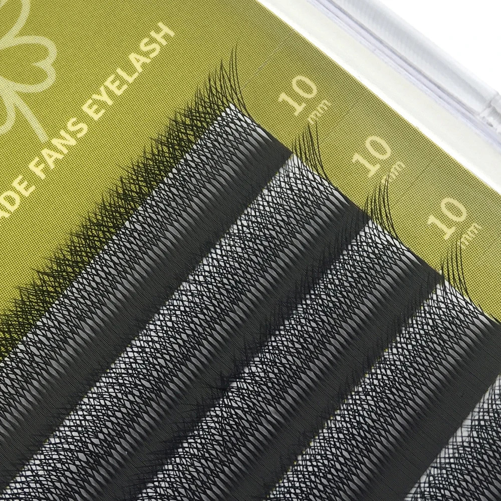 GLAMLASH 3D 4D 5D W Shaped Eyelash Lashes Easy Fan Eyelash Extensions Wholesales YY Premade Volume 12 Rows W Style Natural Soft 240624