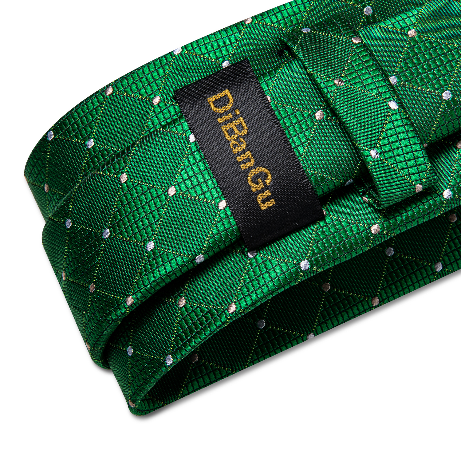 Green Plaid 8cm Silk Ties For Men Wedding Accessories Mens Necktie Pocket Square Cufflinks With Tie Ring Brooch Pin Men Gift