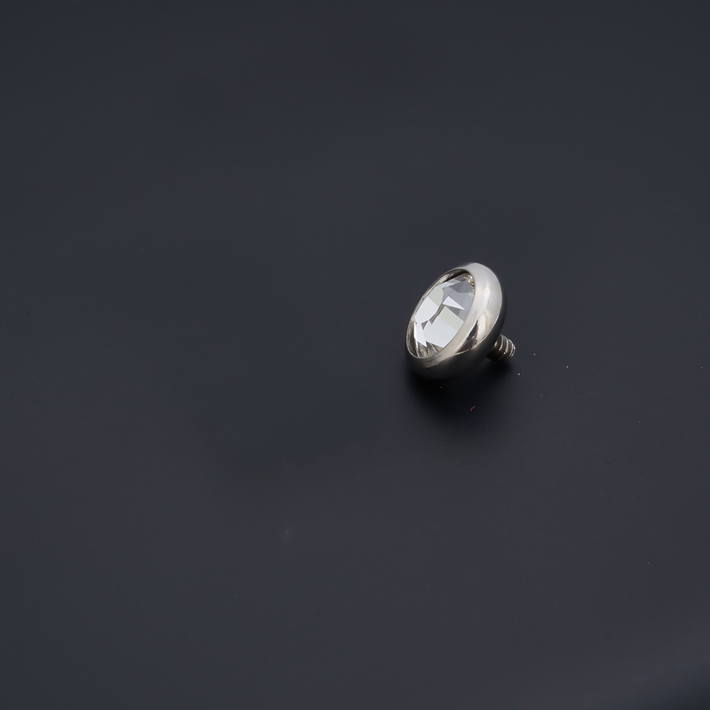 F136 Titanium Microdermal Surface Top Threaded Gem Ends Dermal Skin Diver Hide Medusa Accessories Piercing Body Jewelry