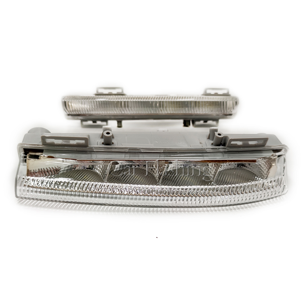 For Mercedes-Benz W204 W212 C250 C280 C350 E350 A2049068900 A2049069000 Car Front LED DRL Daytime Running Lamp Fog Light 12V