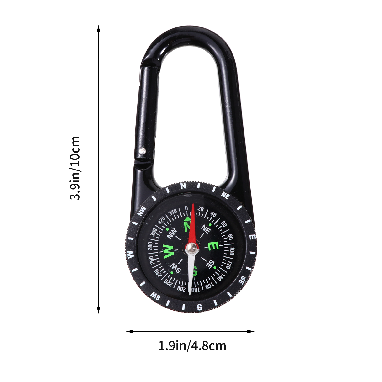 Backpack Travel Orienteering Compass Mini Party Favor Hiking Backpacking Survival Backpacks Tool Carabiner