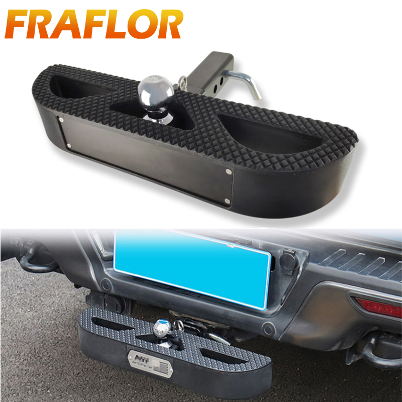 Car Hitches Trailer Hitch US Standard 2" Square Tube Receiver Tow Hitch Step Bar Pedal For Ford F150 2013-2020 Raptor Limited