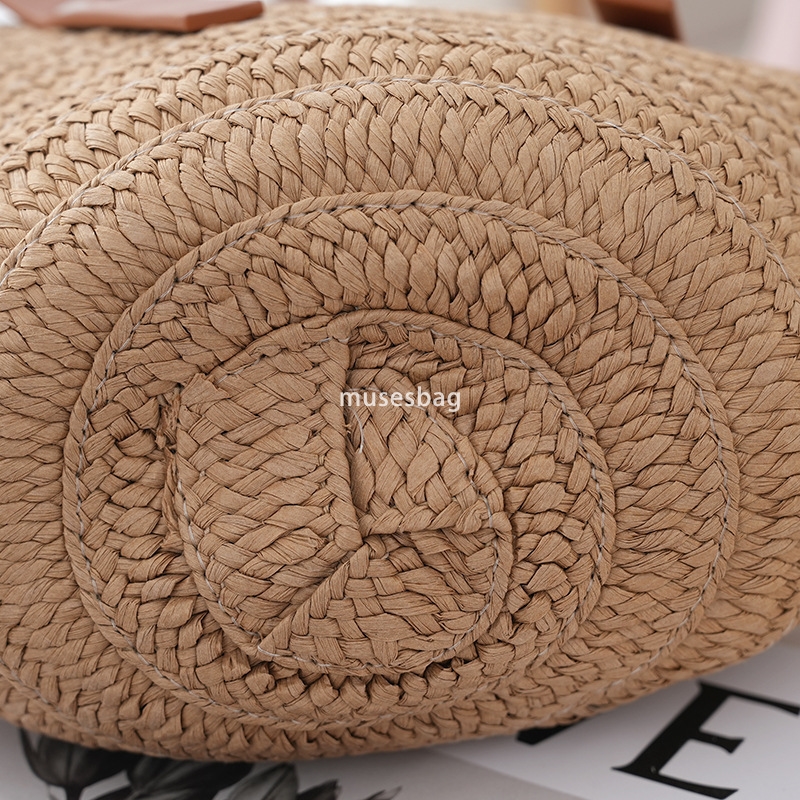 Fashionable women's high-quality and practical summer large capacity handbags seaside vacation beach bags wholesale woven bags large capacity sho