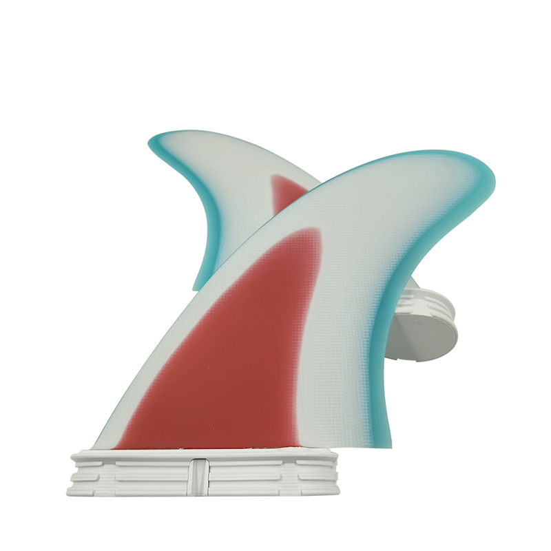 UPSURF FCS 2 Keel Twin Fins Surfing MR Twin Fins Set For Shortboard,Fish,Funboard Stabilizer Surfboard Fins Surf Twin Keels Fins