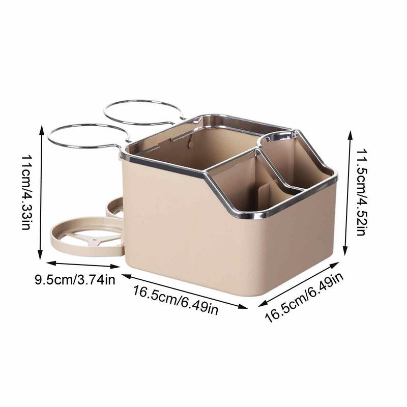 Car Armrest Storage Box Car Console Containers A Great Gift To Place Mobile Phones Tissue Boxes Black And Coffee With 2