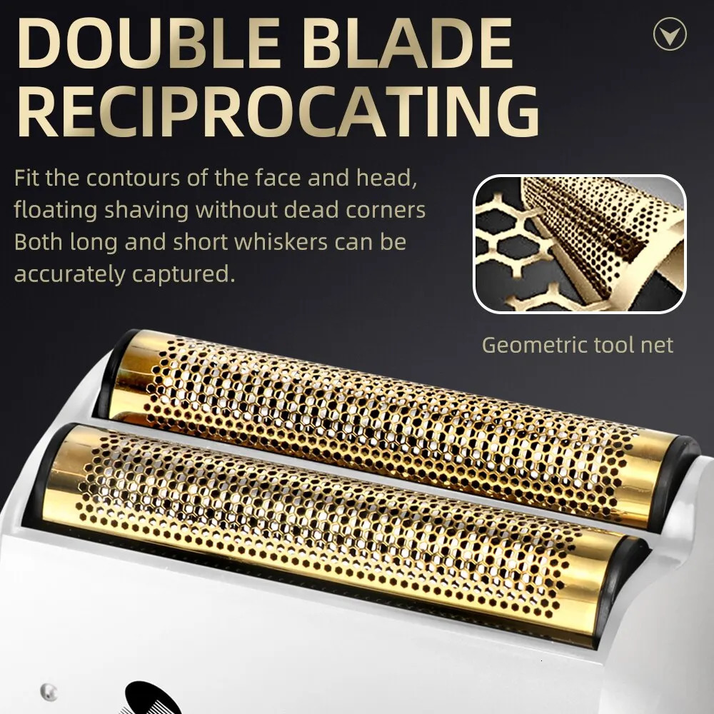 Professional Rechargeable Hair Clipper Capable of USB Charging and Suitable for Shaving Bald Heads and Trimming Beards. 240624