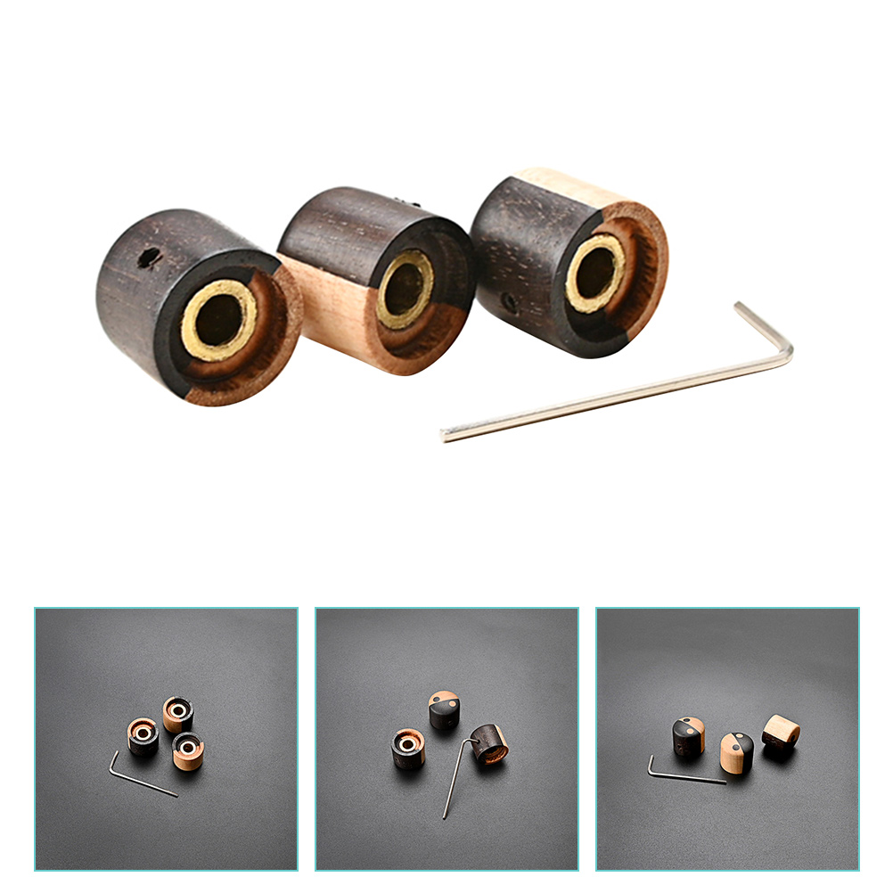 Guitar Knob Volume Knobs Bass Control Caps Electric Potentiometer Sound Tone Instrument Wood Metal Professional
