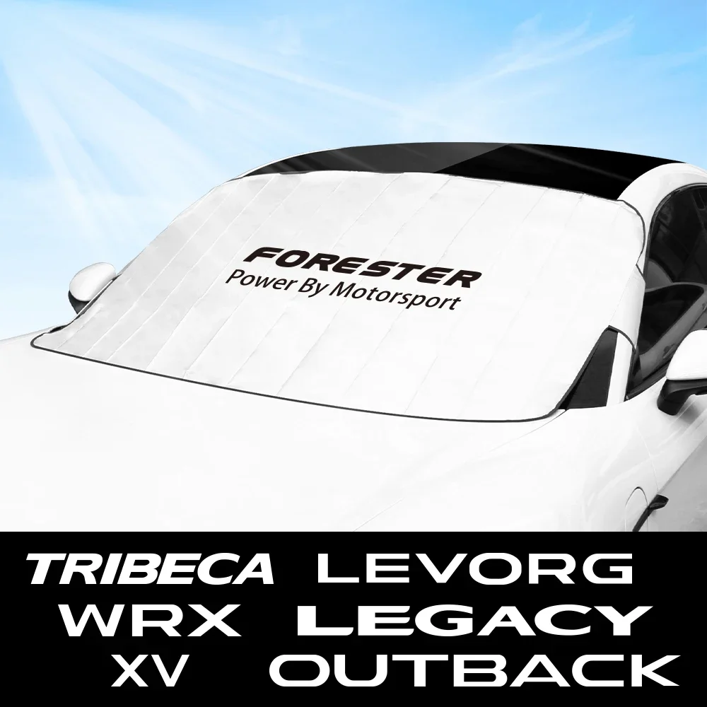 Car Windshield Sunshade Auto Accessories For Subaru Forester XV Outback Legacy Tribeca Levorg BRZ Crosstrek Exiga Ascent