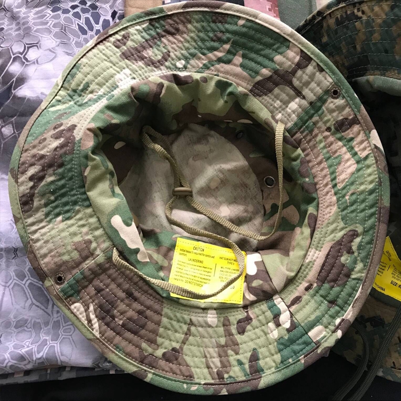 Military Camouflage Bucket Hats Multicam Boonie Hat Army Hunting Outdoor Hiking Fishing Sun Protector Fisherman Tactical Men