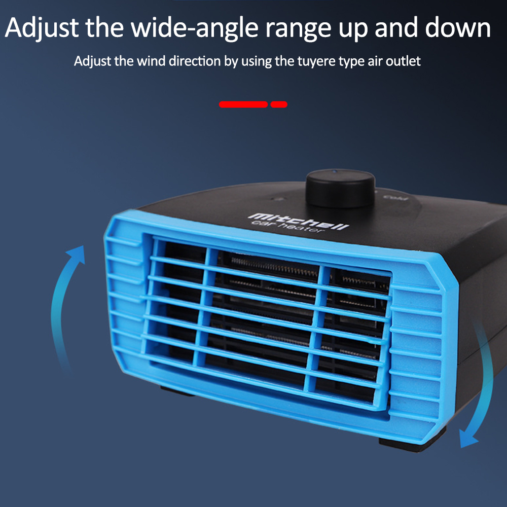 IN 1 12V/24V 120W Car Heater Electric Cooling Heating Fan Portable Electric Dryer Windshield Defogging Demister Defroster