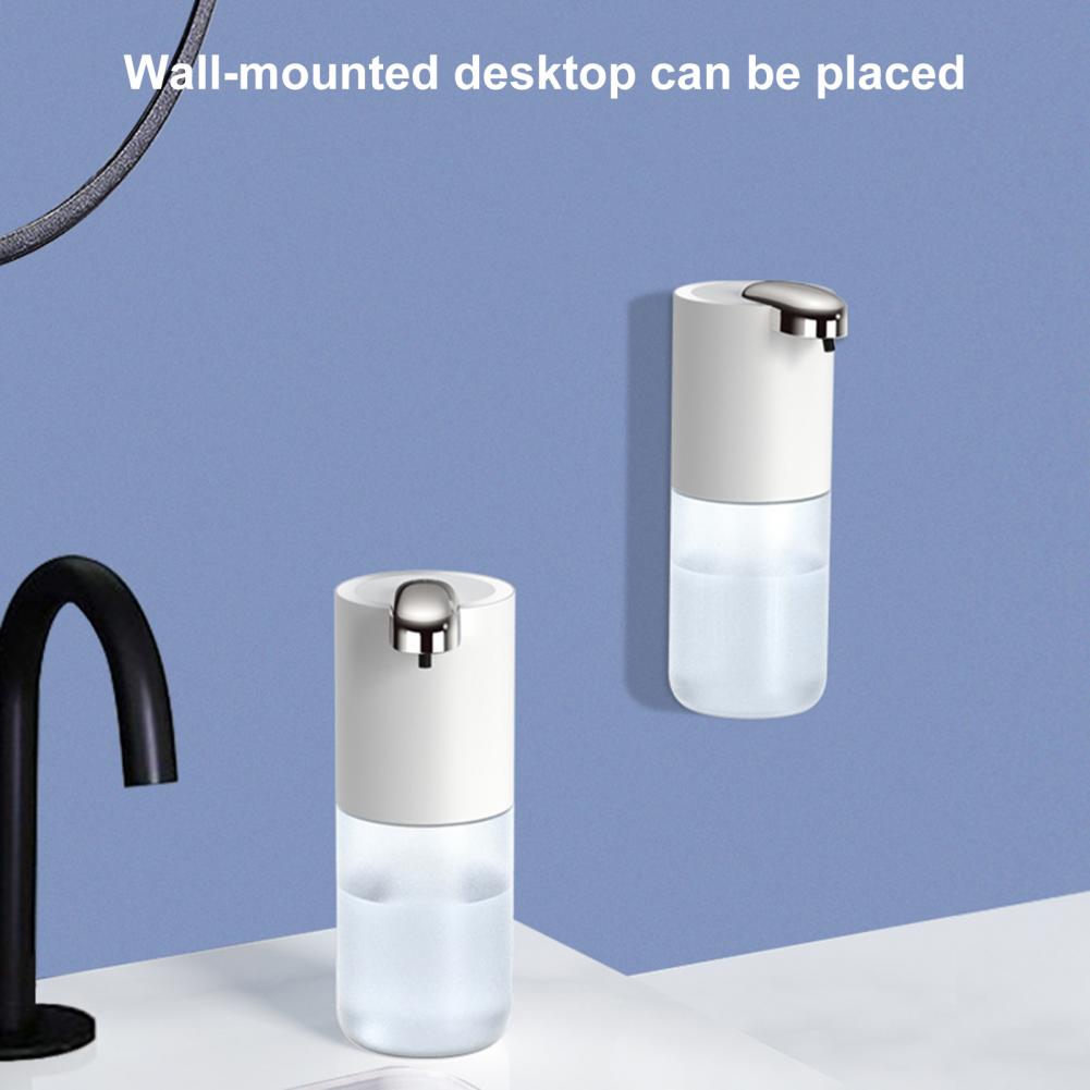 380ML Soap Dispenser Adjustable Automatic Foaming Soap Dispenser USB Rechargeable Hand Sanitizer Dispenser for Home