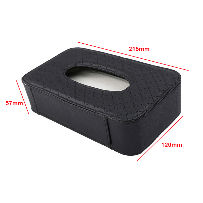 3 Colors Car Seat Back Tissue Universal Car Tissue Box Holder Organizer Storage Bag Non-Slip Durable Auto Interior Accessories