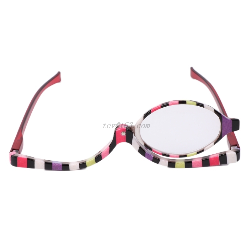 Magnifying Glasses Makeup Cosmetic Reading Glass Folding Eyeglasses +1.0~+4.0 #J