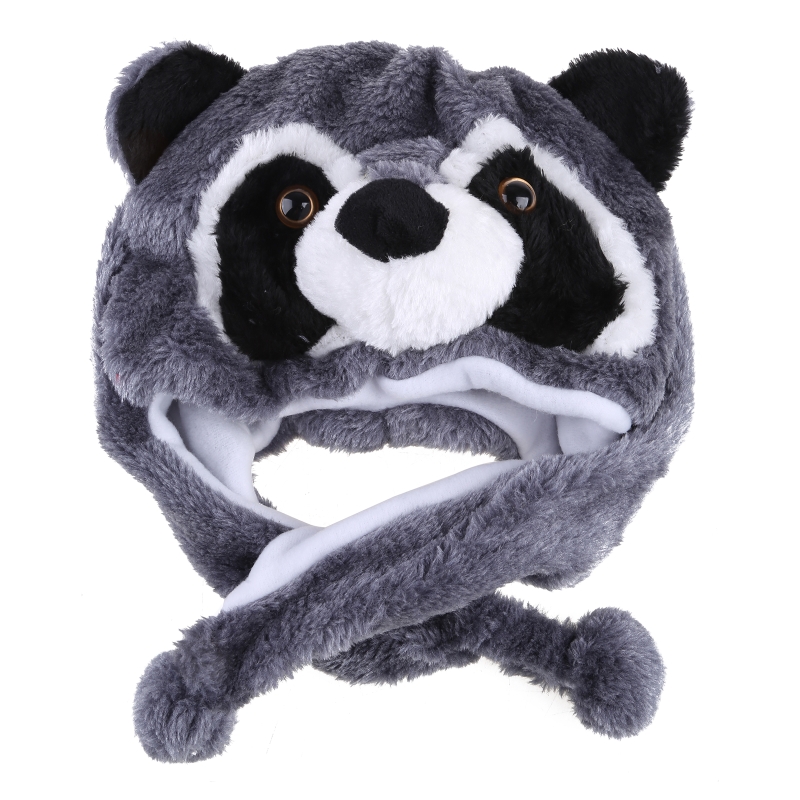 Animal Earflap Hat Kids Animal Hats For Party Bomber Hat Trapper Hat Drama Props For Kids Ski Hat Beanie Hooded Hat