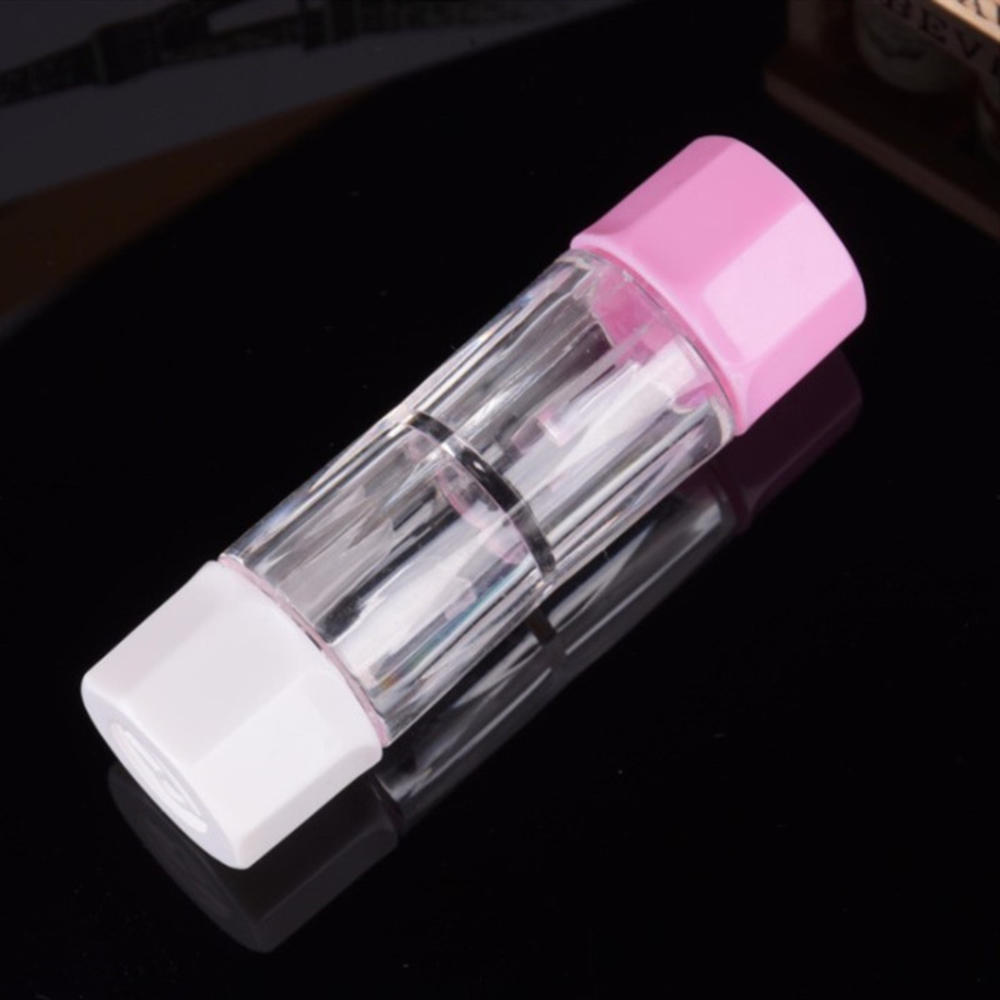 Mini Diamond Shaped RGP Hard Contact Lens Container Holder Bottle Tube Glasses Case Protector Box Travel Glasses Holder Eye Tool