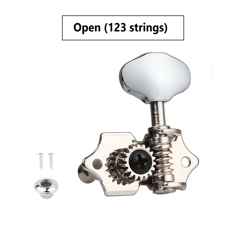 Acoustic Guitar String Tuning Pegs Kit With Screw Ferrule Universal Tuners Open Tuning Standard Accessories