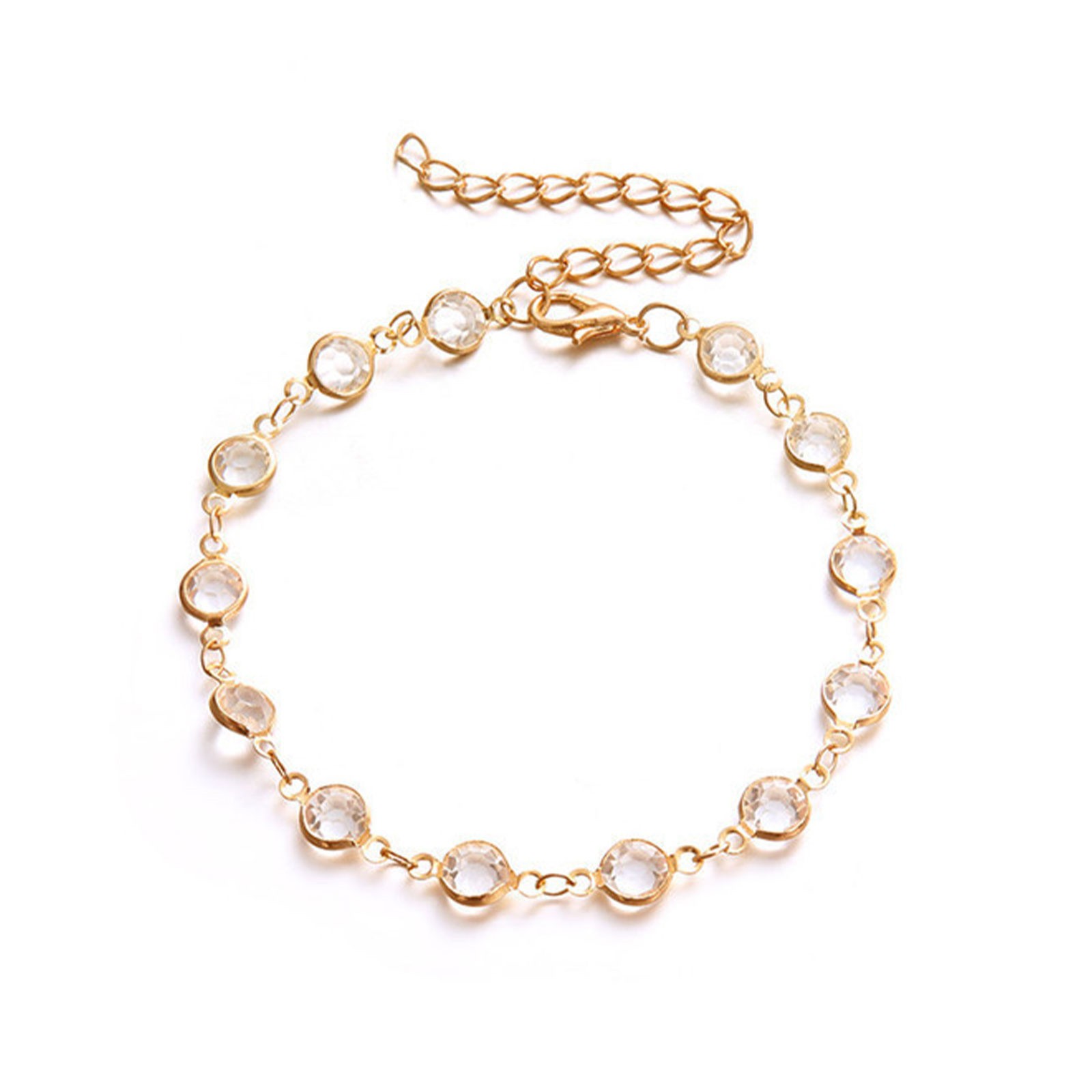 Matching Rings Gold Plated Layered Heart Anklet Layering Beads Boho Ankle Bracelet Minimalist Simple Dainty Summer Beach Foot