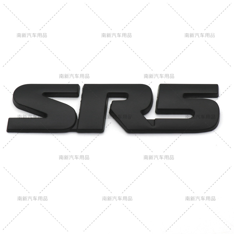 Metal SR5 Badge V6 V8 Emblem Decals Rear Trunk Displacement Stickers Car Styling For Toyota Tundra Pick-up Truck Car Accessories