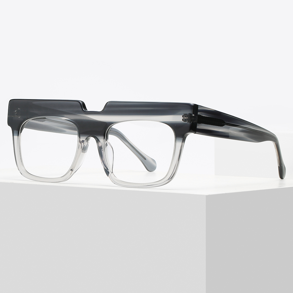 Stylish Thick Cat Eye Glasses Frame With Clear Lens Thick Square Frame Can be Equipped With Myopia Sunglasses Men Women
