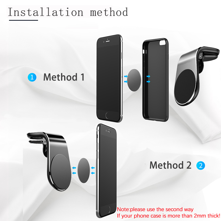 Magnetic Car Phone Holder Air Vent Mount Stand for BMW M Performance X5 F15 E90 F30 M E46 E36 E60 F30 F10 E39 E91 E92 E64 E65 X3