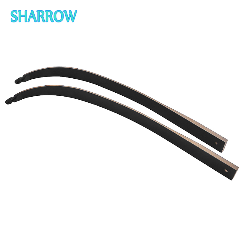 F163 1 Pair Archery Accessories Recurve Bow Limbs 30-55Lbs Fishing Darts Bow and Arrow for Hunting Shooting Training Camping