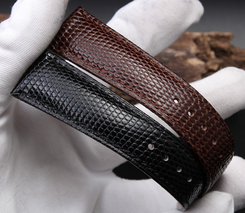 18mm 20mm 22mm 24mm Brown MAN New Top Grade Lizard pattern Genuine Leather Watch BAND Strap Free Delivery