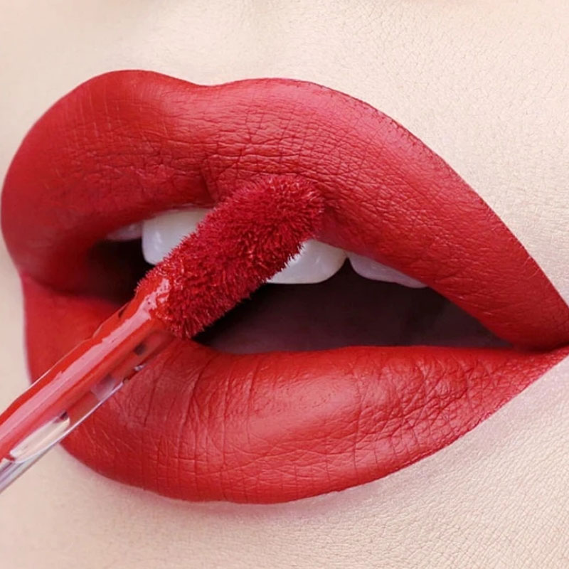 Matte Velvet Lip Gloss Waterproof 24 Hours Long-lasting Silky Texture Liquid Lipstick Lip Tint Pigment Cosmetics Beauty Makeup