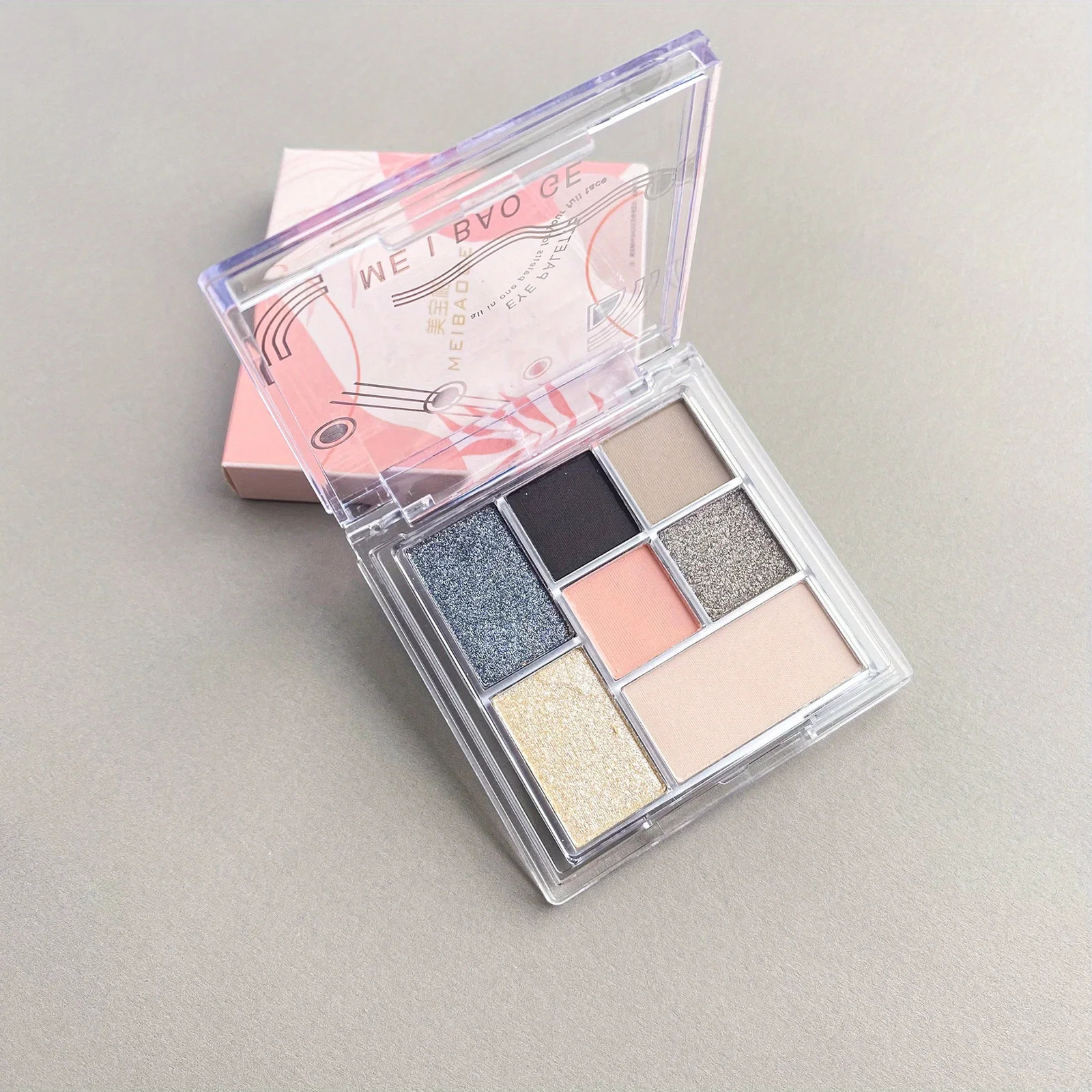 9 Color Black Eyeshadow Palette Long-lasting Color Eye Makeup Velvet Tinted Blendable Matte Shimmer Eyeshadow 240624