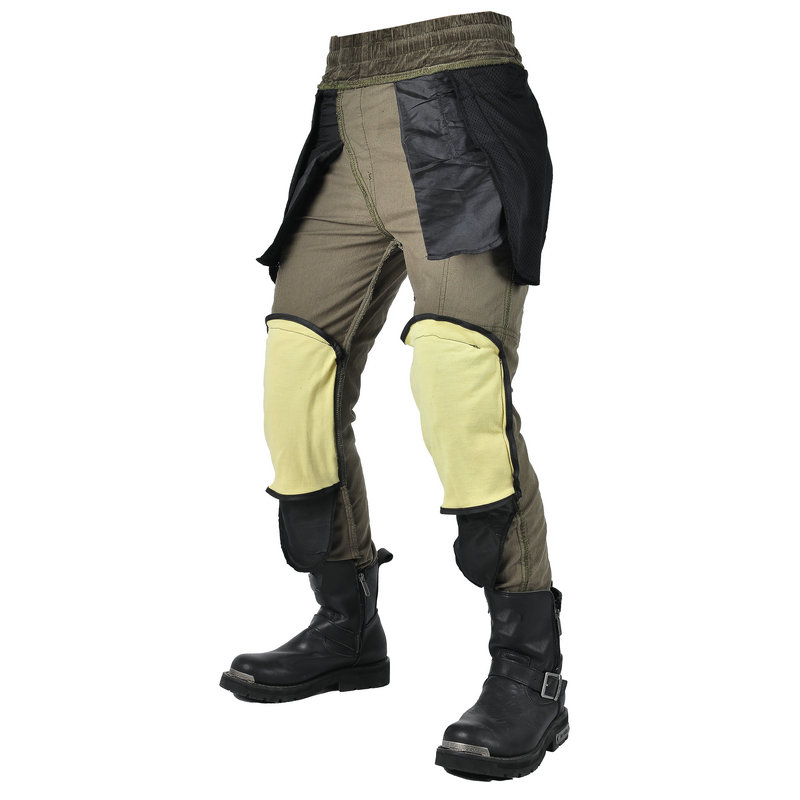 Winter man corduroy motorcycle pants outdoor riding motorcycle men jeans Drop-resistant pants with protect gear kevlar in knee