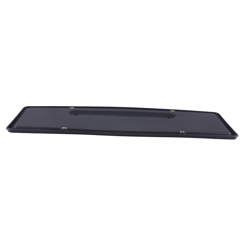 1 Piece License Plate Bumper Mounting Holder Bracket 1096848-00-A Rear Black Replacement For 2017-2021 Tesla Model 3