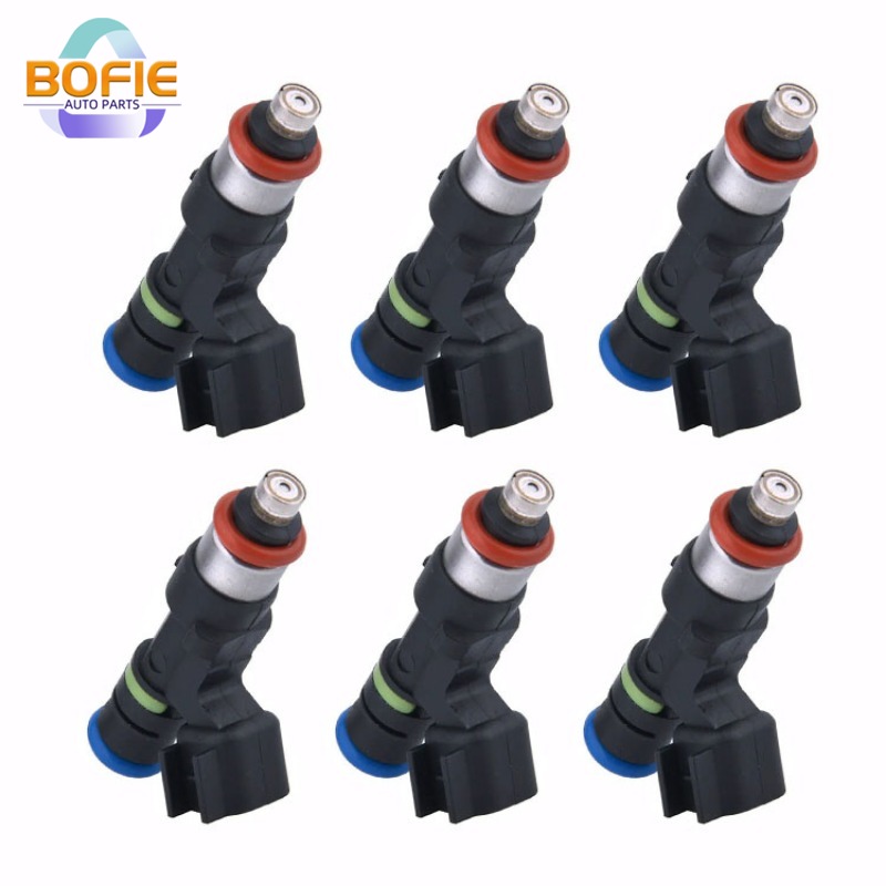 6 PCS Fuel Injector 0280158055 822-11193 82211193 5L2Z9F593CB CM5147 For Ford Ranger Explorer Sport Mustang 2005-2011