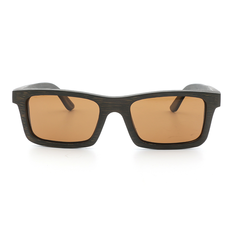 Classic Rectangle Bamboo Wood Sunglasses Handmade Men Women Polarized Eye Glasses UV400 High Quality