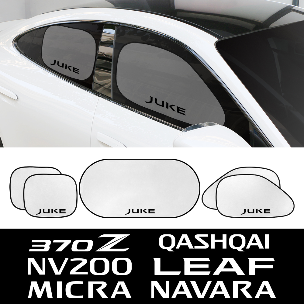 Car Side Back Window Sunshade Cover For Nissan Qashqai Juke Micra Leaf Pathfinder 370Z Kicks Navara Nv200 Serena Car Accessories