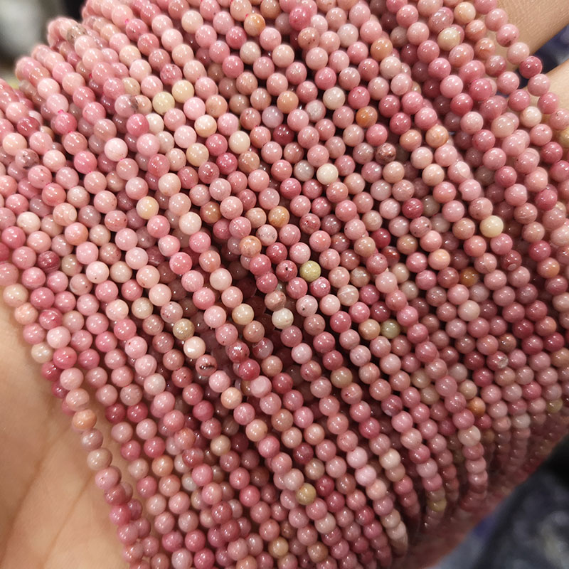 Natural 2MM 3MM 4MM Mini Round Stone Beads Lapis Lazuli Agates Turquoises Jades Crystal For Jewelry Making DIY Bracelet Necklace