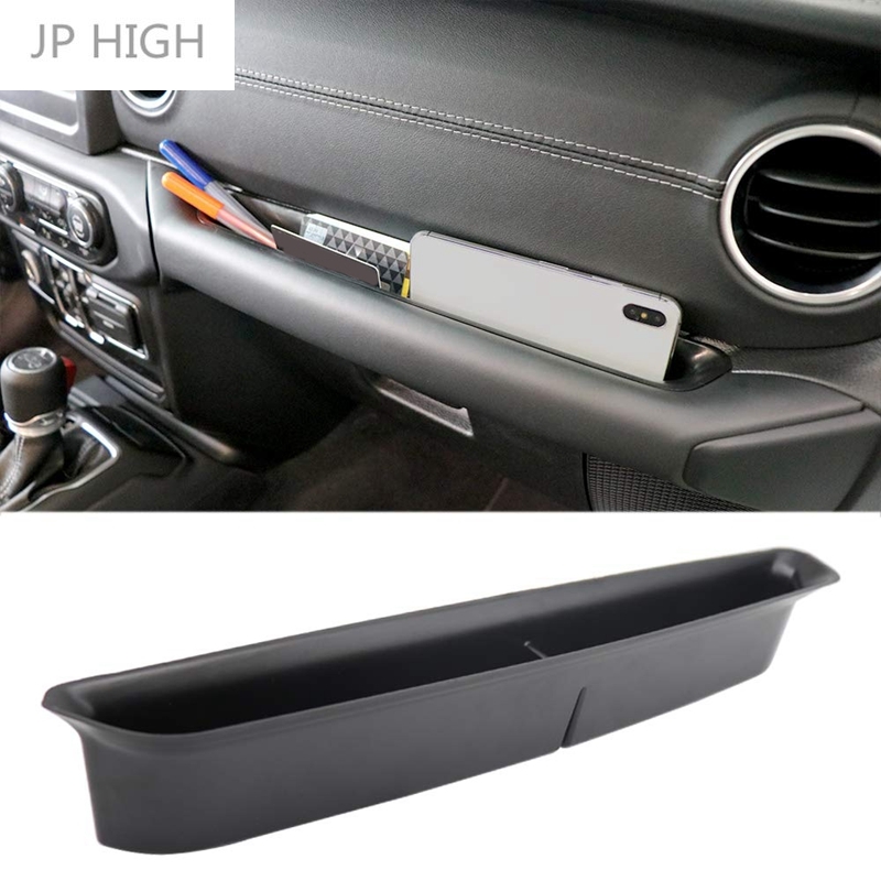 Grab Tray Passenger Storage Tray Organizer for -2019 Jeep Wrangler JL JLU & 2020 Jeep Gladiator JT Grab Handle Accessory Box