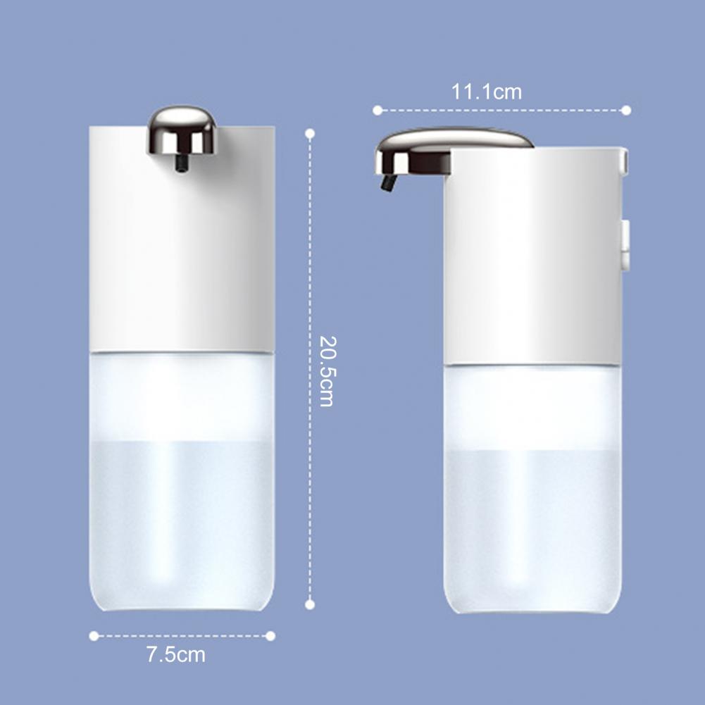 380ML Soap Dispenser Adjustable Automatic Foaming Soap Dispenser USB Rechargeable Hand Sanitizer Dispenser for Home