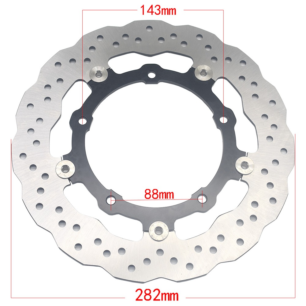 282mm Front Brake Disc Rotors For YAMAHA Tracer 700 MTT 690 2016-2022 XSR 700 ABS 2016-2018 XT 700 Z Tenere 2019-2022