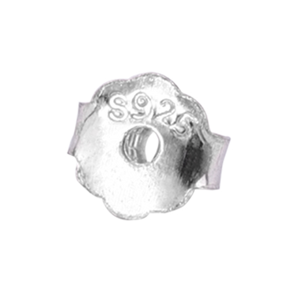 10/4pcs DIY 925 Silver Earrings Jewelry Accessories Earring Back Earring Plug Bullet Ear Plugging Butterfly End Stoppers