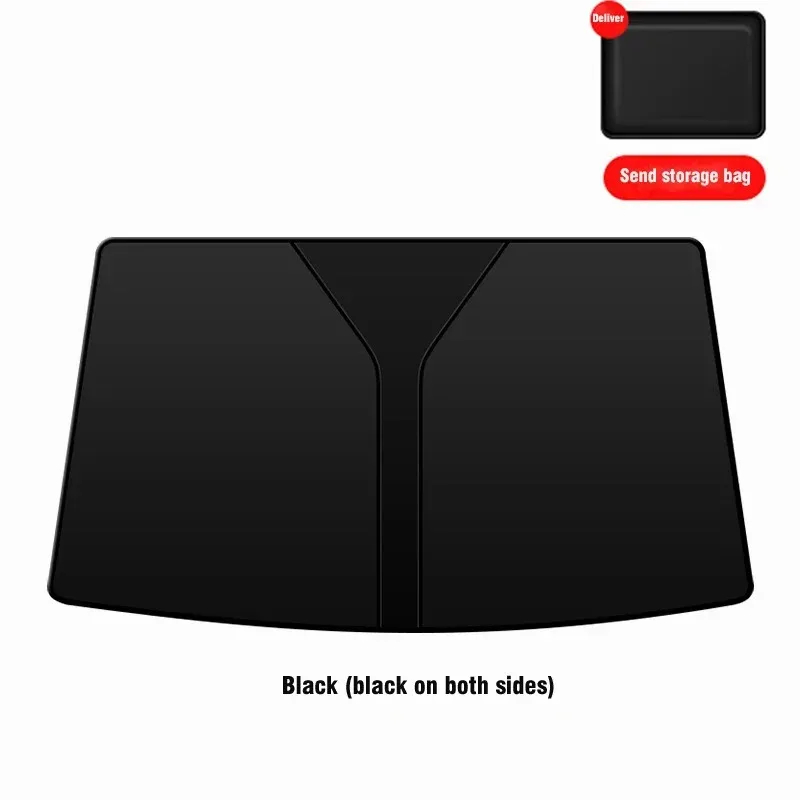 Portable Car Sun Shade Sunscreen Heat Insulation Interior Window Windshield Panel Parking Privacy Curtain Easy To Close Suitable