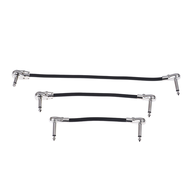 15/20/30cm Guitar Cables Guitar Effect Patch Cable Instrument Wire Right Angle Pedal high quality